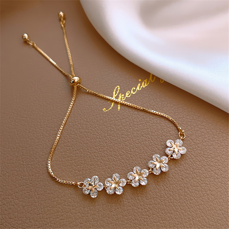 Bracciale Margherita di Cristallo in Oro